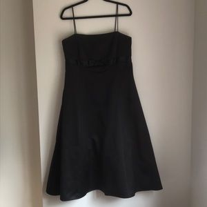 David’s bridal bridesmaid black dress
